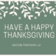 Happy Thanksgiving from Encore